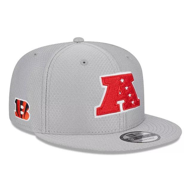 Mens New Era Gray Cincinnati Bengals 2024 Pro Bowl 9FIFTY Adjustable Snapback Hat Product Image