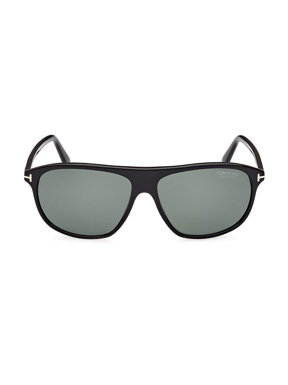 TOM FORD Prescott 60mm Square Polarized Sunglasses Product Image