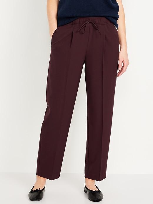 Extra High-Waisted Stevie Straight Pants Product Image