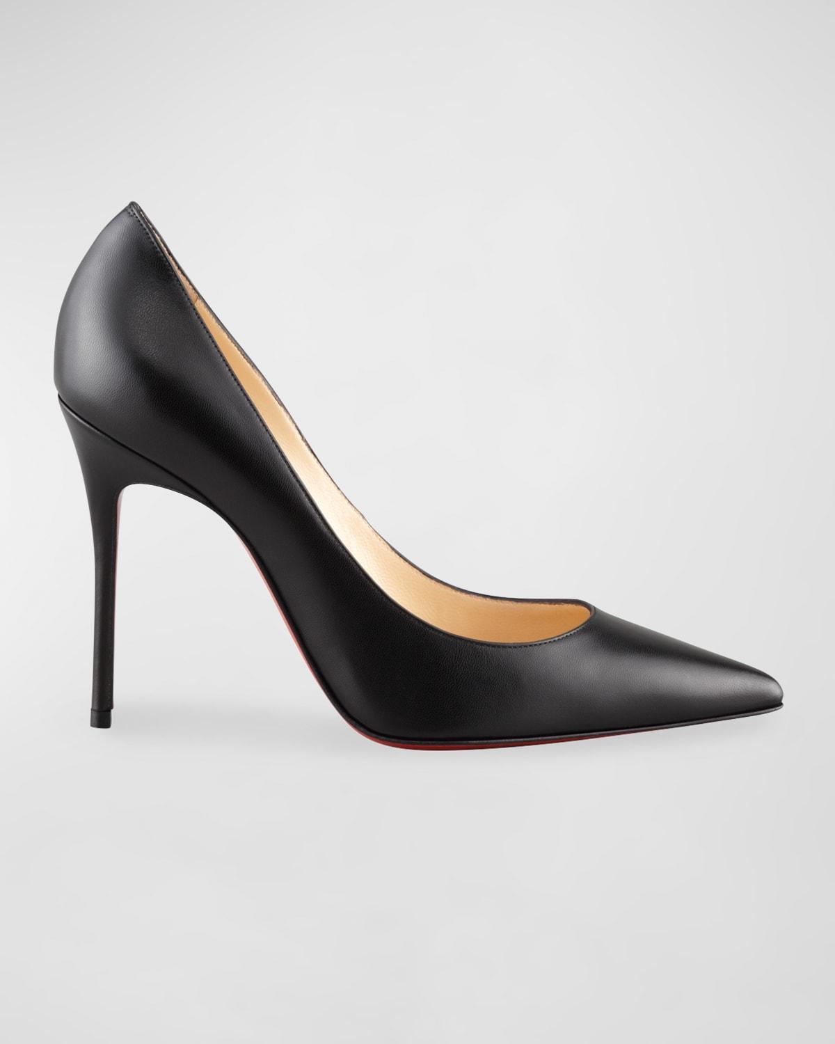 Womens Kate 100MM Leather Pumps Product Image