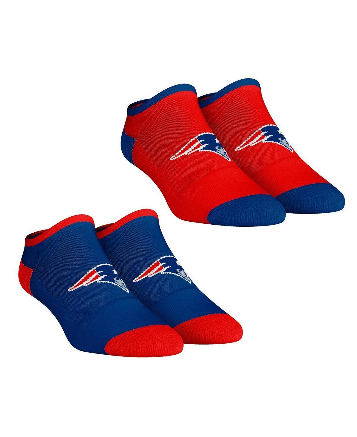 Womens Rock Em Socks New England Patriots Core Team 2-Pack Low Cut Ankle Sock Set Product Image