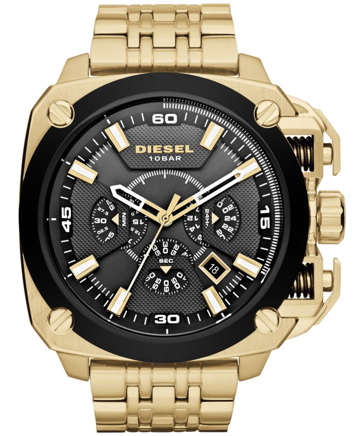 Diesel Chronograph Gold-Tone Stainless Steel Watch 55mm Product Image