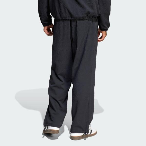 adidas Fashion Seersucker Firebird Track Pants Black M Mens Product Image