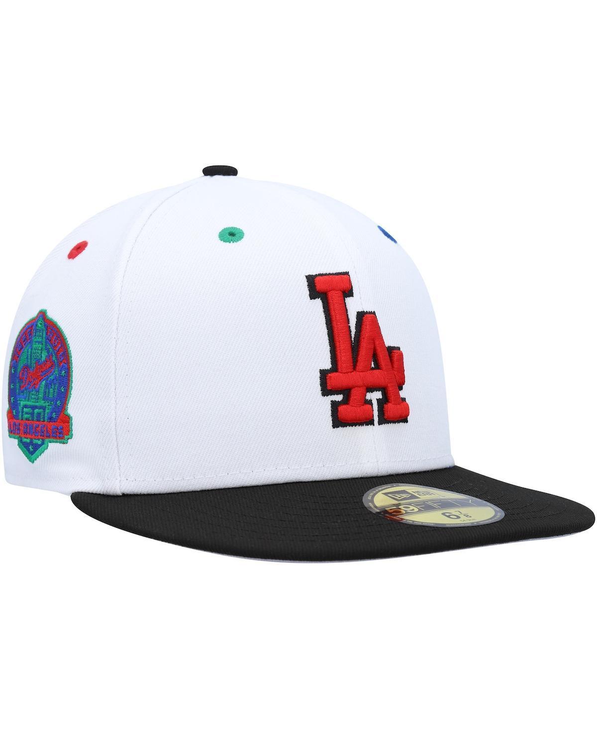 Mens New Era White Los Angeles Dodgers 60th Anniversary Primary Eye 59FIFTY Fitted Hat - White Product Image