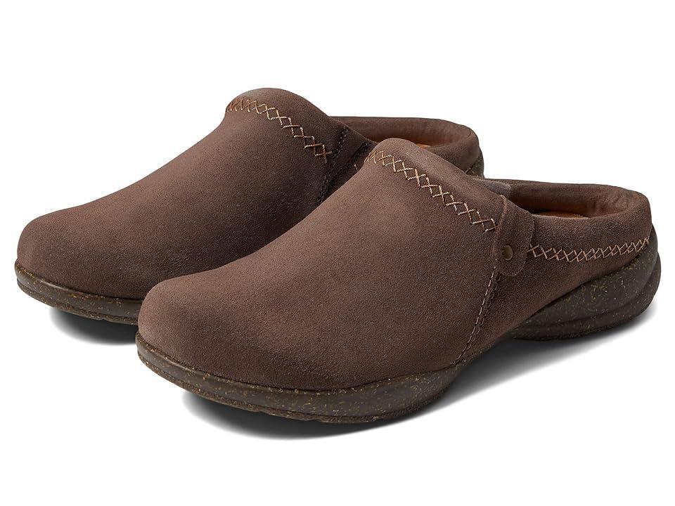 Clarks Roseville Echo Suede) Women's Clog/Mule Shoes Product Image