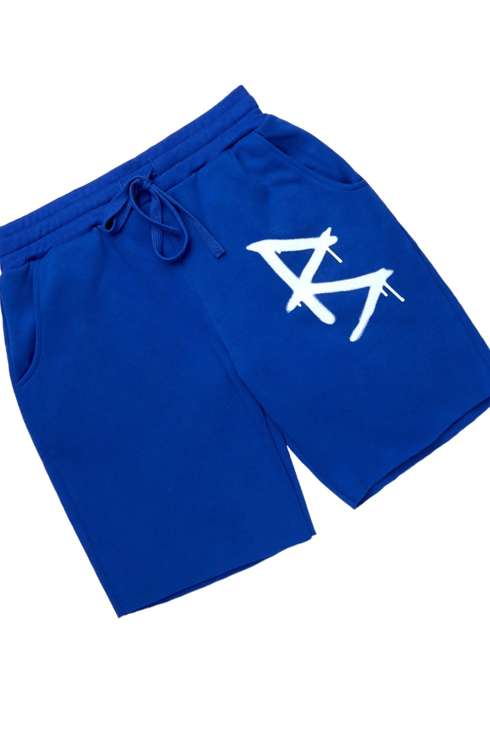 Nahomy Royal Blue Short Set Female Product Image