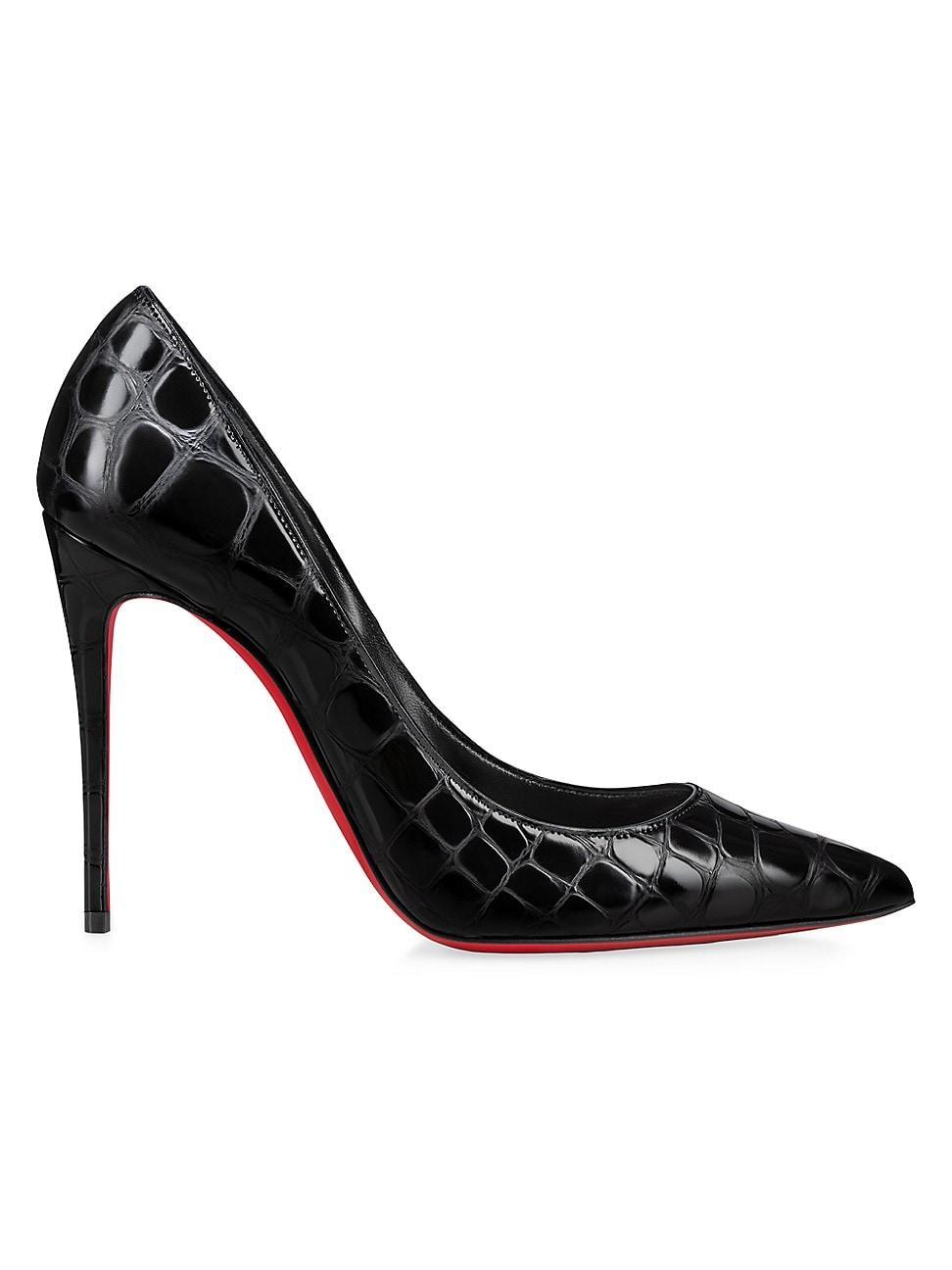 Womens Kate 100MM Calf Leather Pumps Product Image