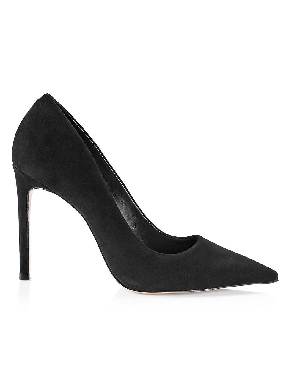 Womens Lou Pointed-Toe Nubuck Pumps product image