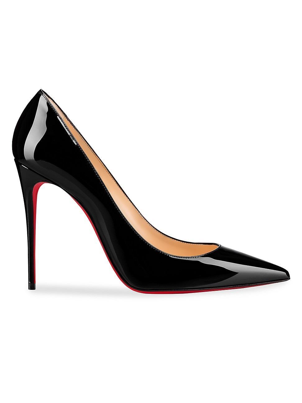 Womens Kate 100MM Patent Leather Pumps Product Image