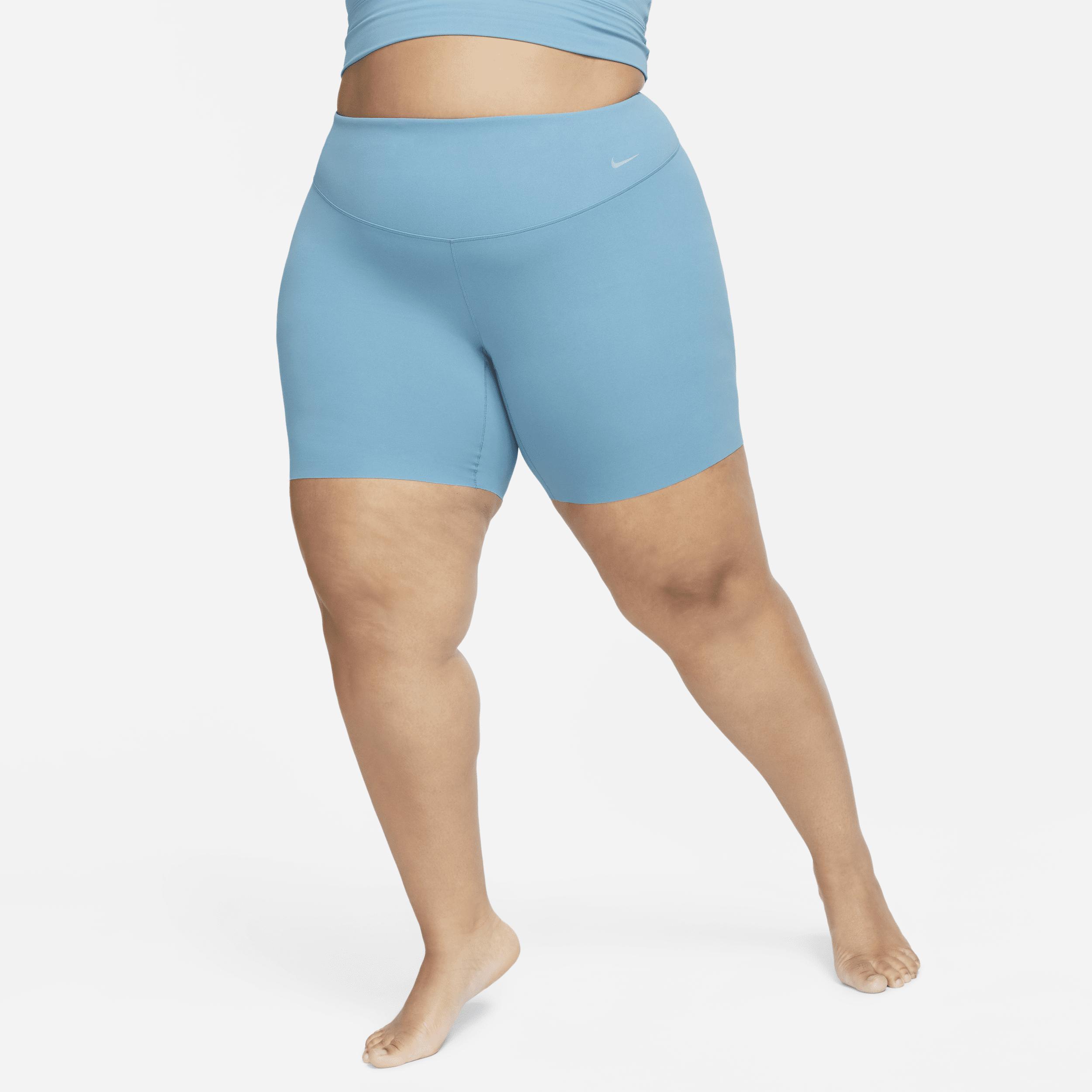 Nike Womens Zenvy Gentle-Support High-Waisted 8 Biker Shorts (Plus Size) Product Image