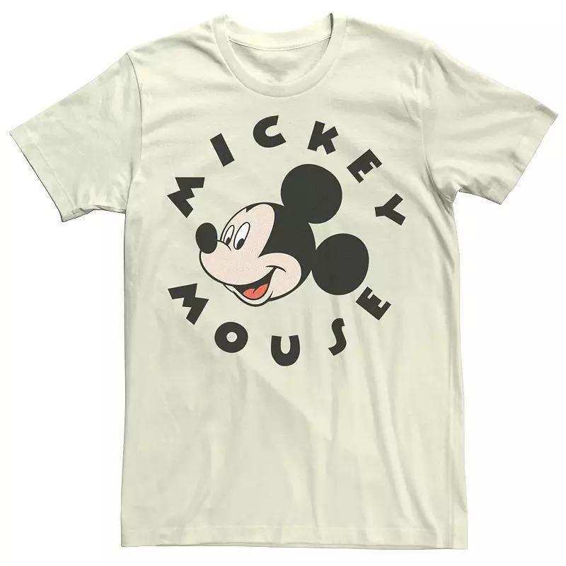 Disneys Mickey Mouse Only Face Mens Tee Product Image