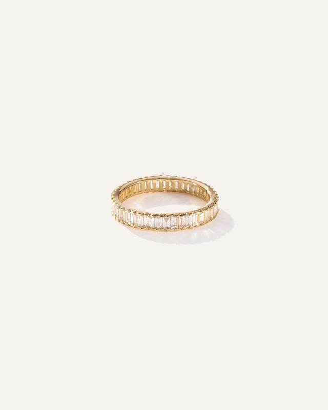 14K Gold Baguette Diamond Eternity Band Product Image