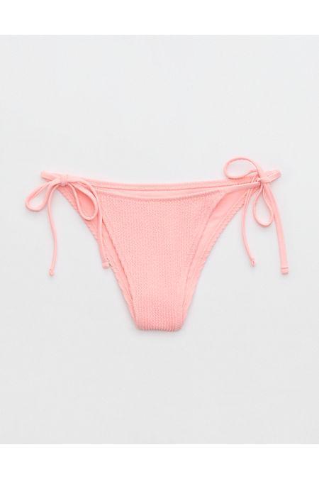 Aerie Crinkle Cheekiest Tie Bikini Bottom Women's Product Image