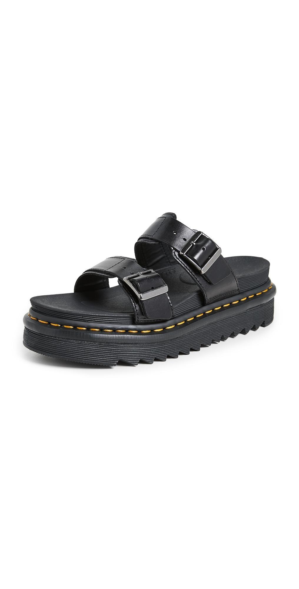 Dr. Martens Myles Slides Black 6 Product Image