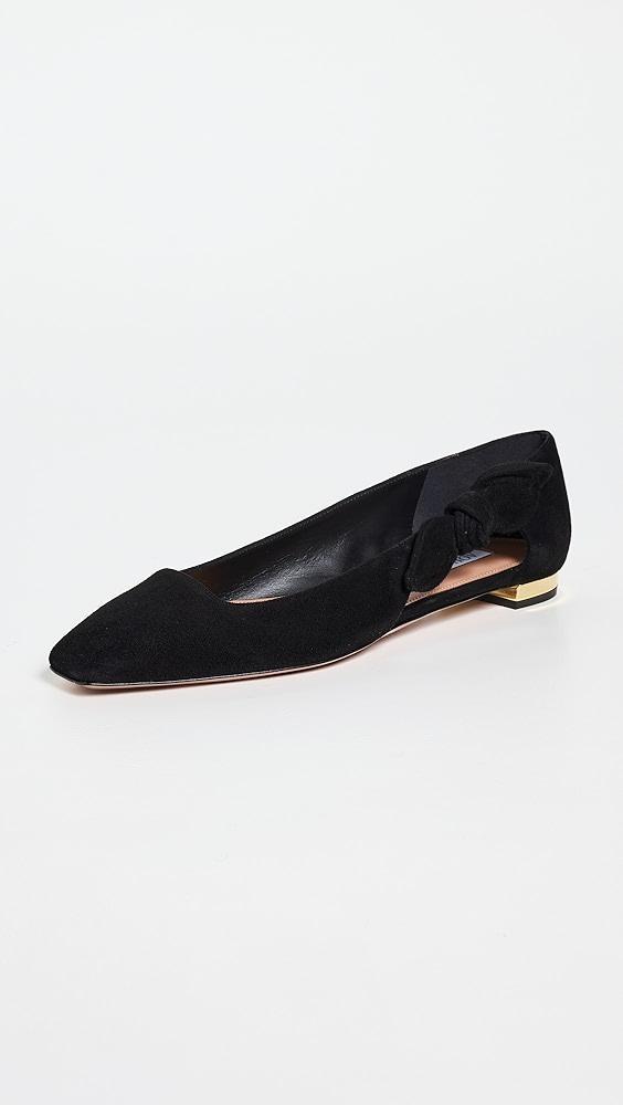 Aquazzura Very Bow Tie Ballet Flats | Shopbop Product Image