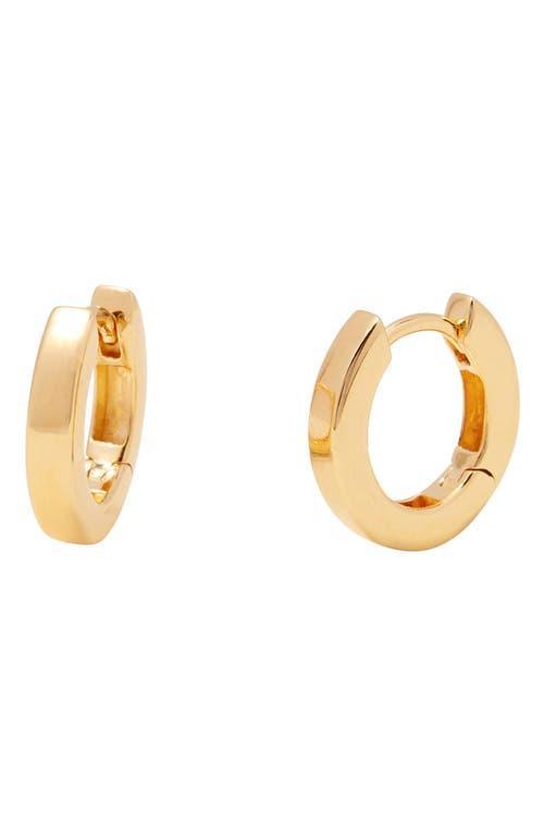 Womens Abigale 14K-Yellow-Gold Vermeil Huggie Hoop Earrings Product Image