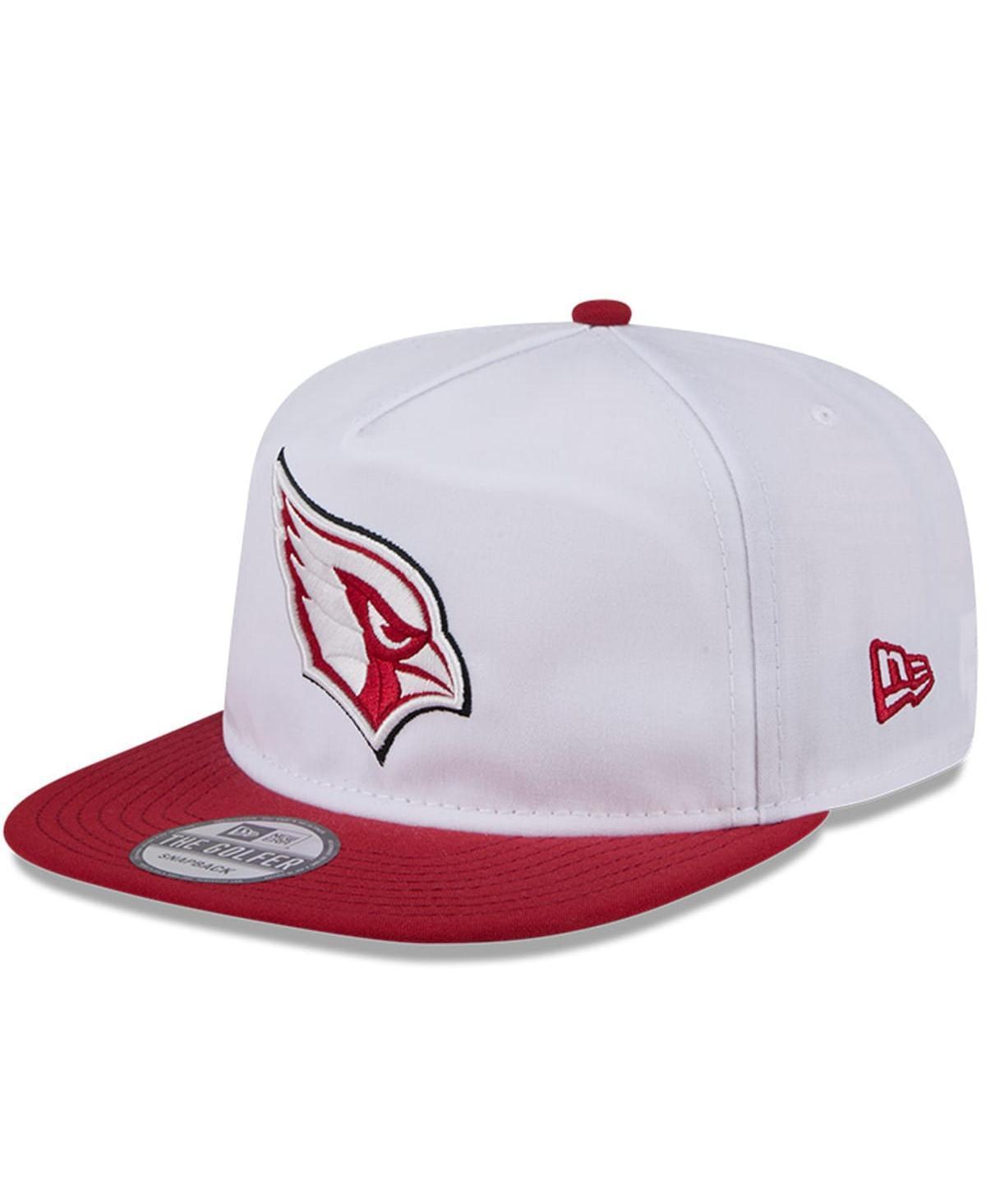 New Era Mens White Arizona Cardinals 2024 Nfl Training Camp Golfer Snapback Hat - White, Cardinal Product Image