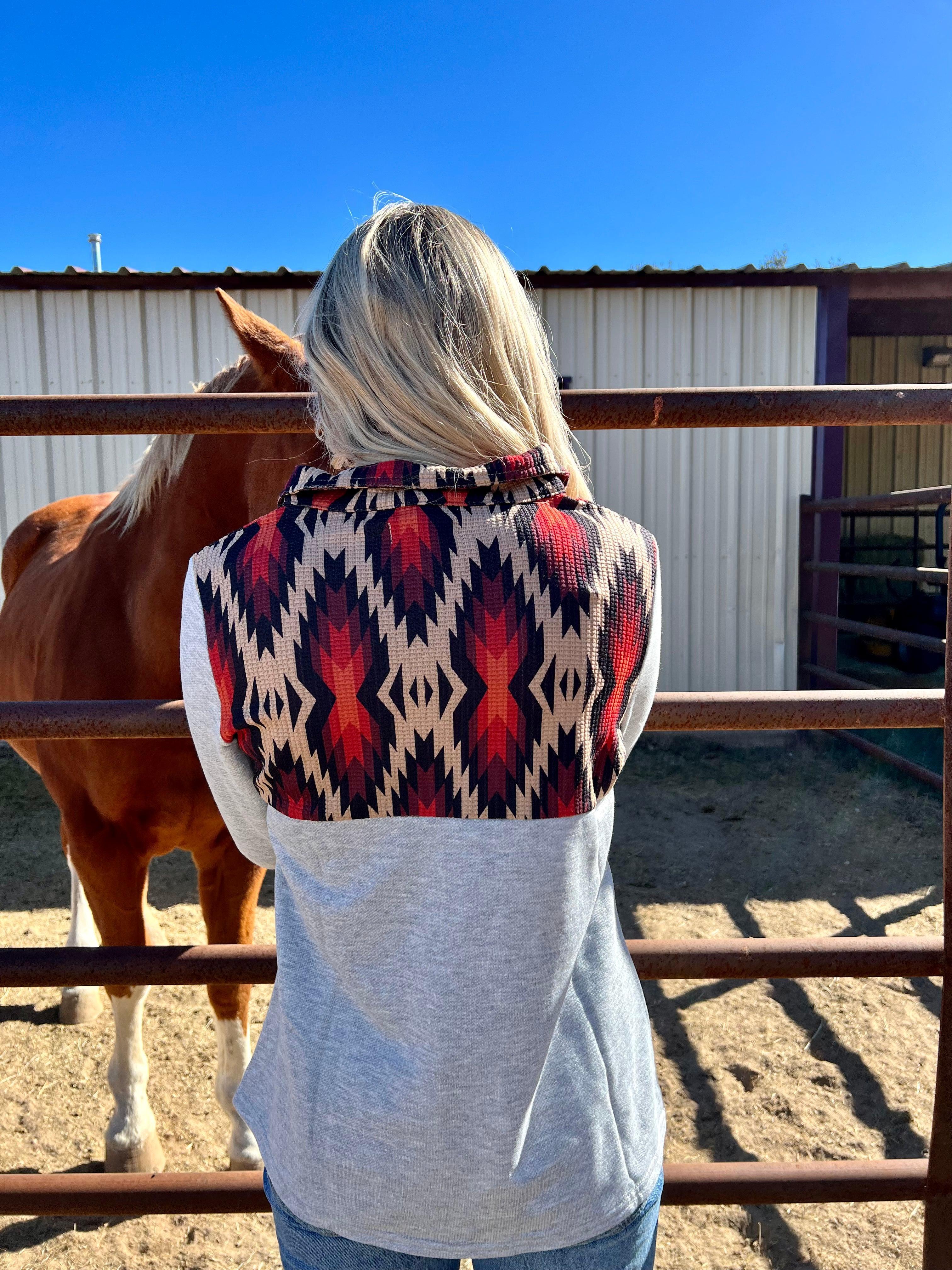 Grey Colors Of The Southwest Pullover* product image