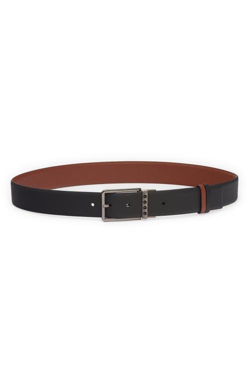 Mens Rockstud Reversible Belt In Grainy Calfskin 35MM Product Image