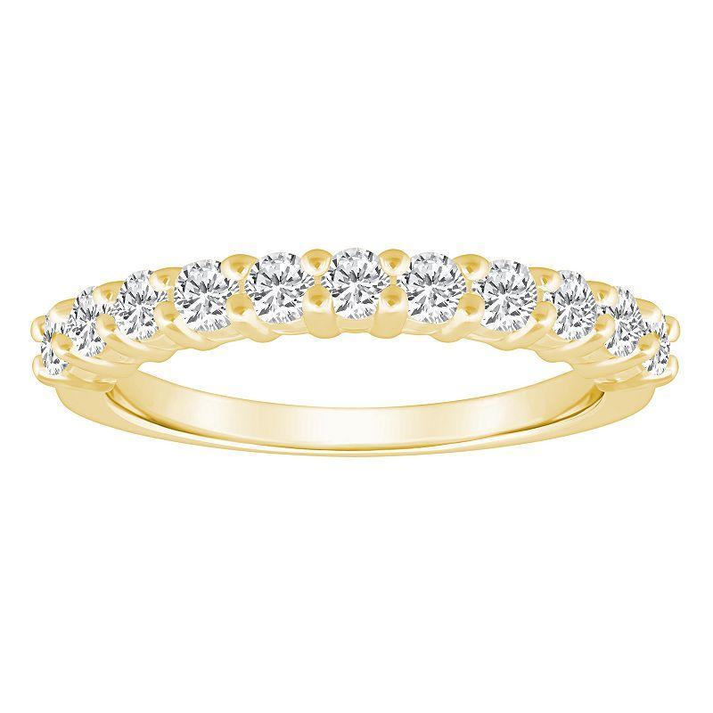 Alyson Layne 14k Gold 3/4 Carat T.W. Diamond 11-Stone Wedding Band, Womens White Product Image