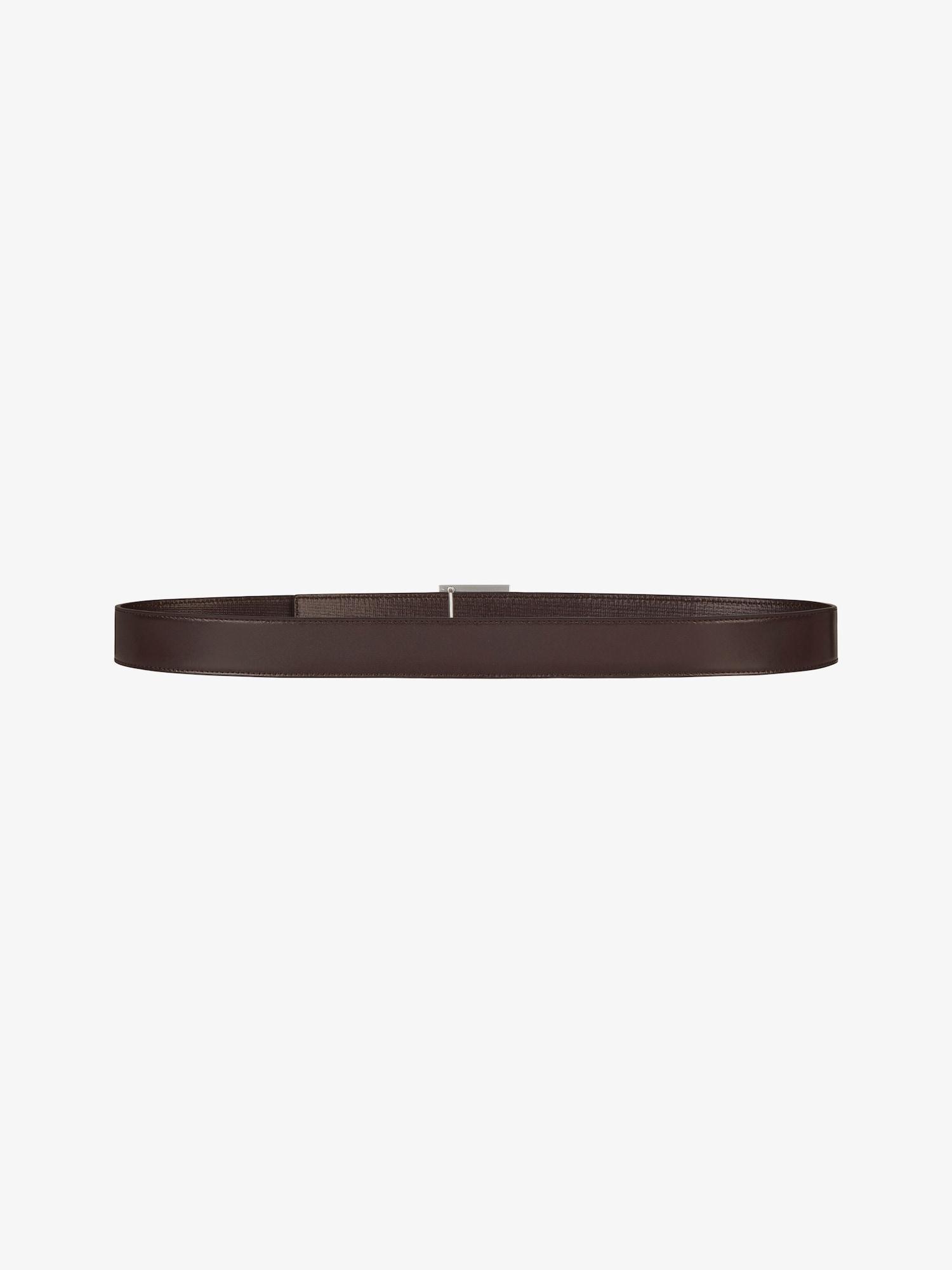 4G reversible belt in 4G Classic leather Product Image