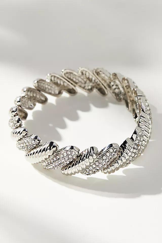 Pavé Ribbed Bracelet Product Image