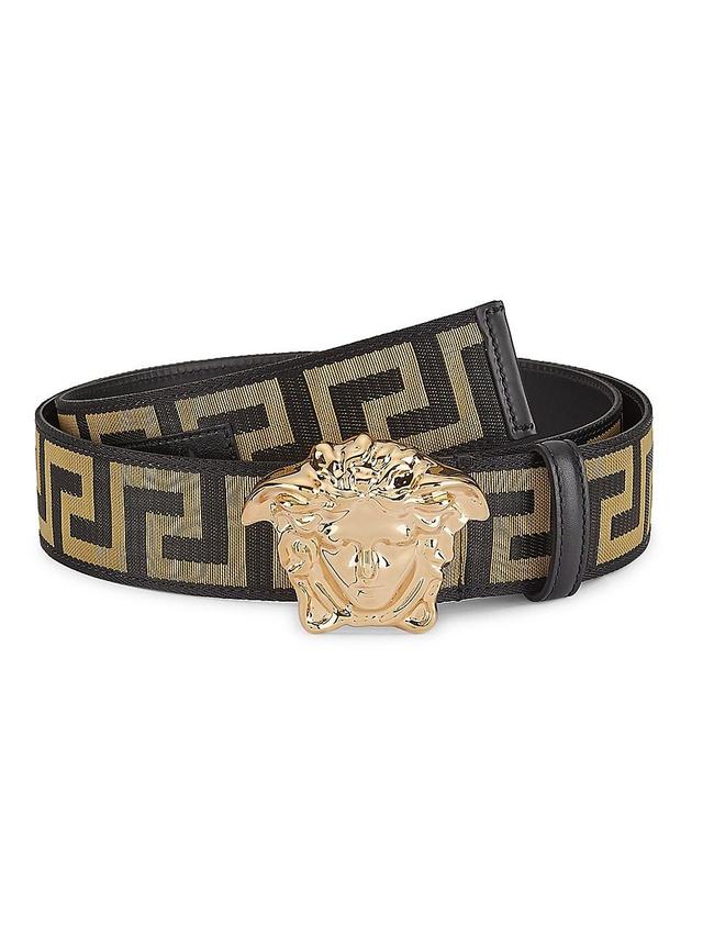 Mens La Medusa Leather Belt Product Image