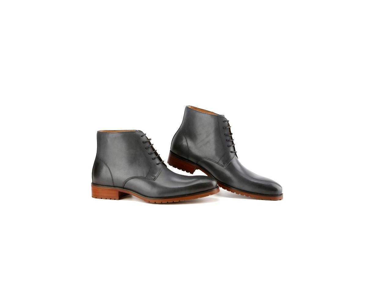 Gino Vitale Mens Handcrafted Genuine Leather Lace-Up Dress Boot Product Image