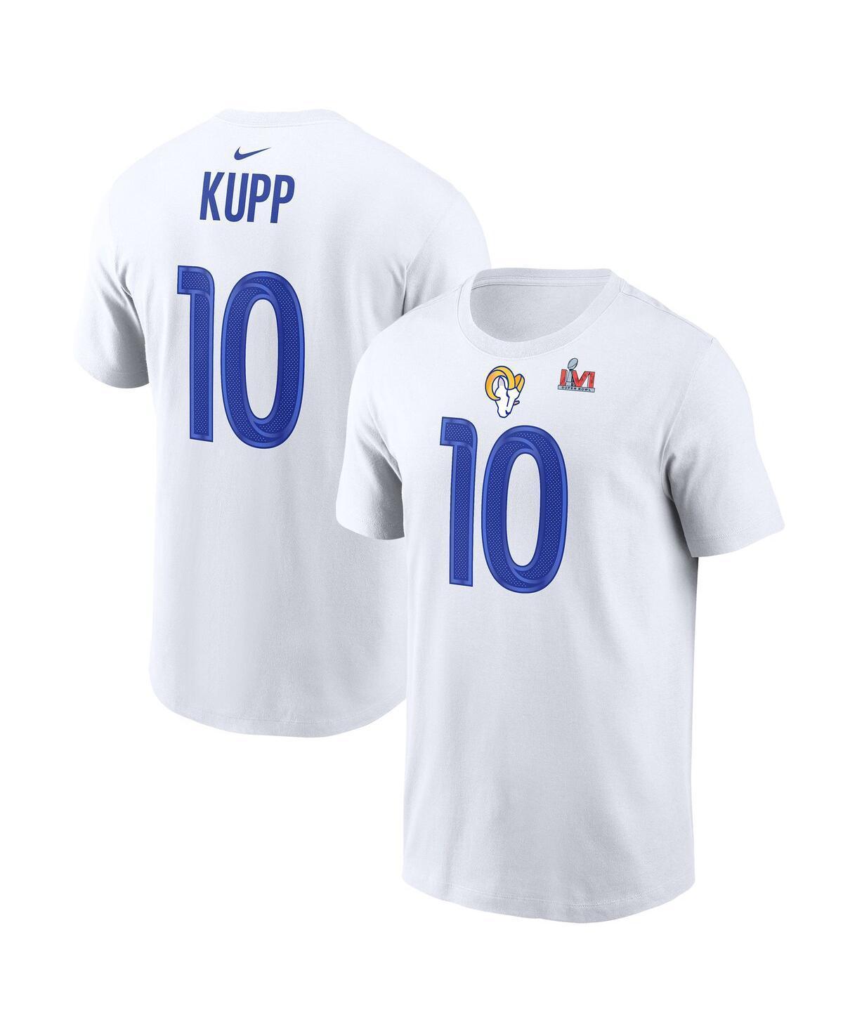 Mens Nike Cooper Kupp White Los Angeles RamsSuper Bowl Lvi Bound Name and Number T-shirt Product Image