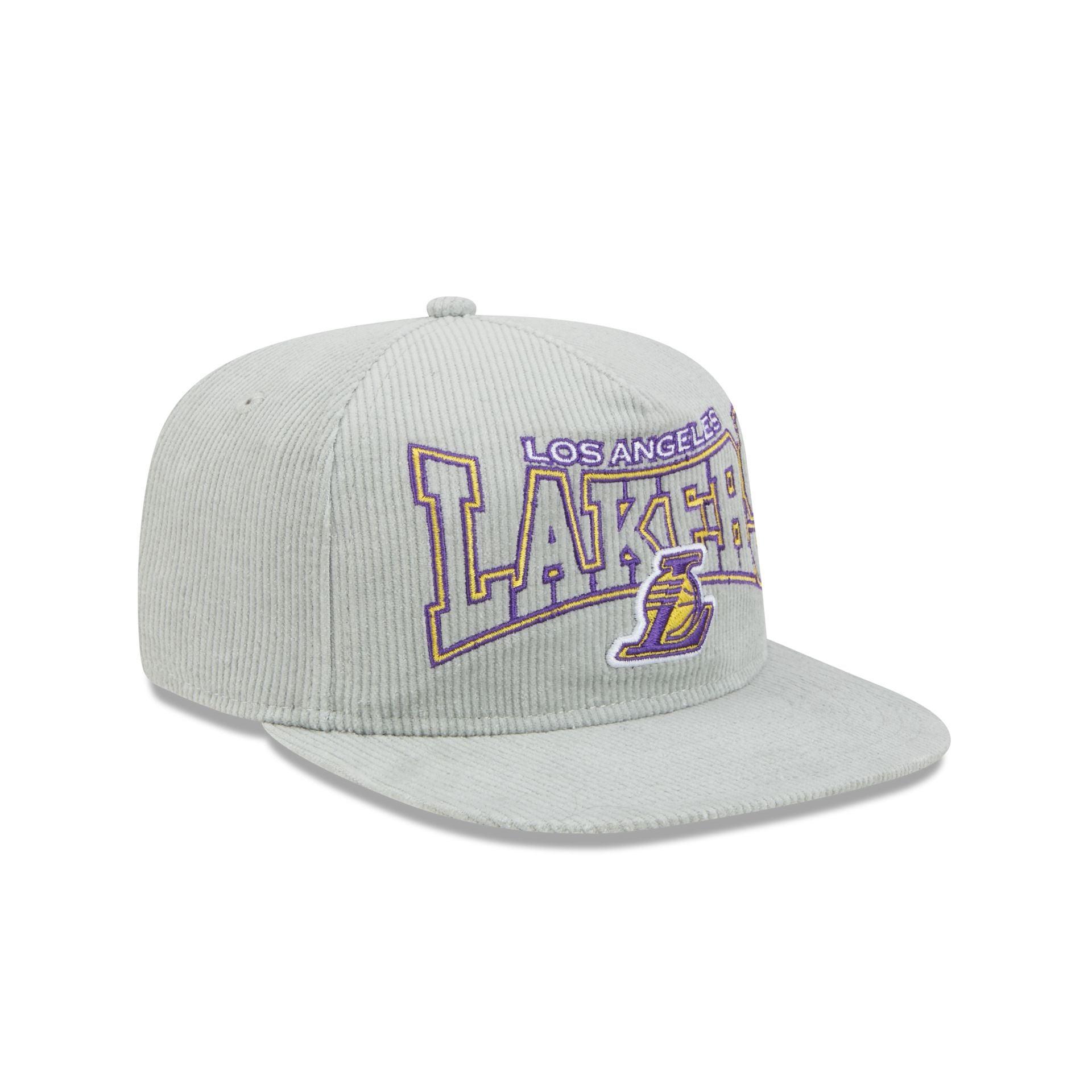 Los Angeles Lakers Gray Cord Golfer Hat Male Product Image