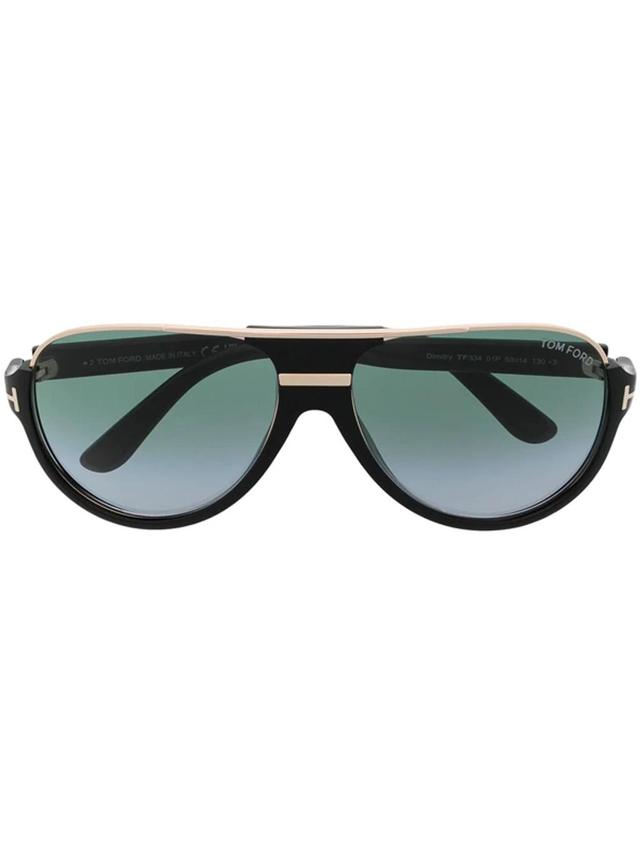 Pilot-frame Sunglasses In Black Product Image