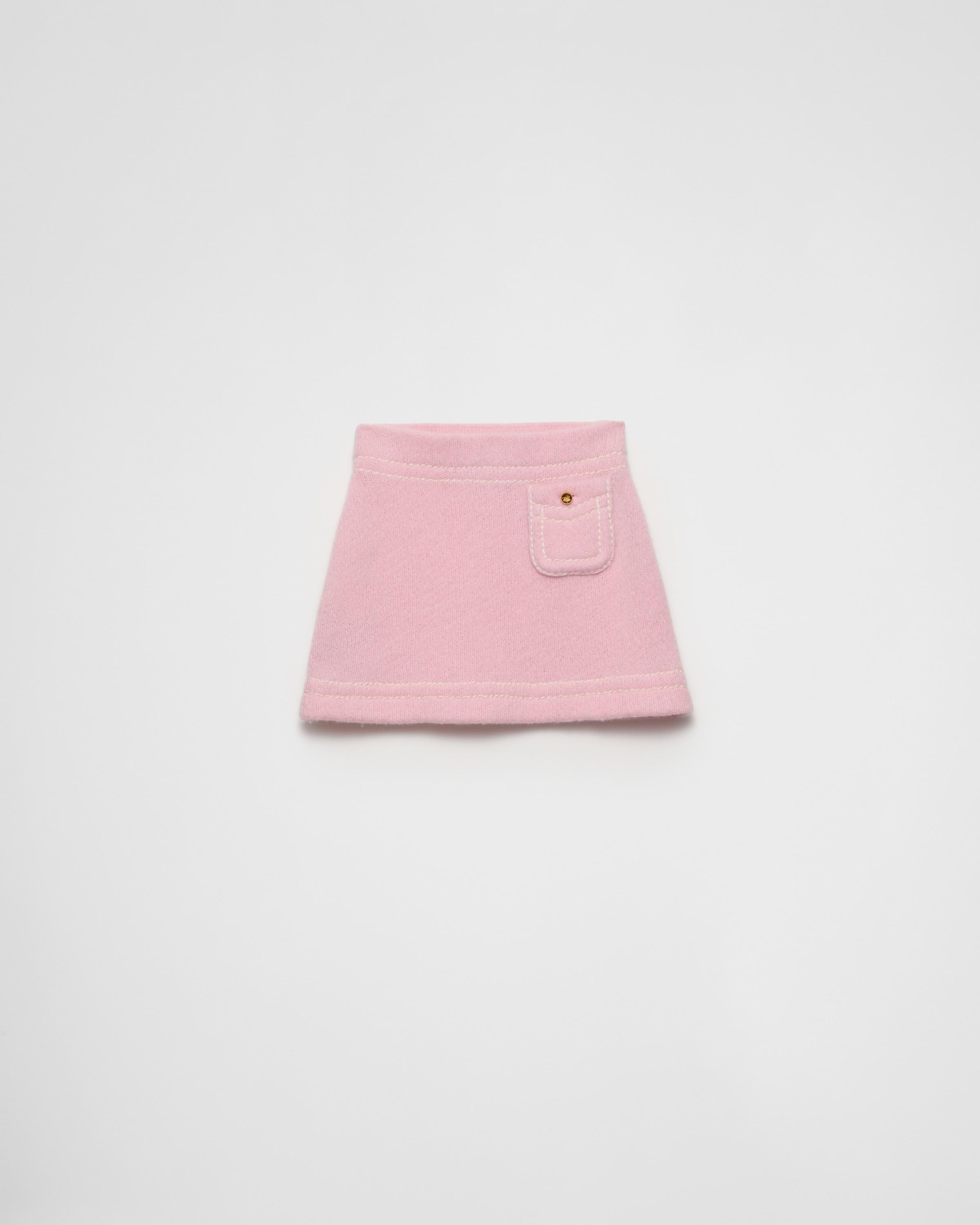 Cashmere miniskirt Product Image