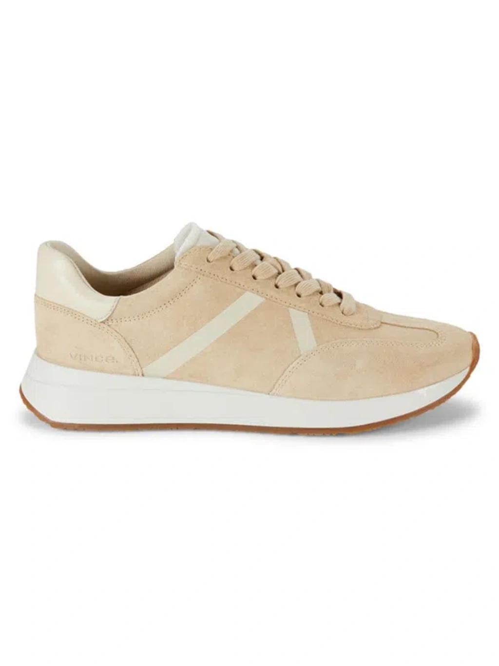 Women's Ohara Contrast Sole Sneakers In Macadamia Product Image