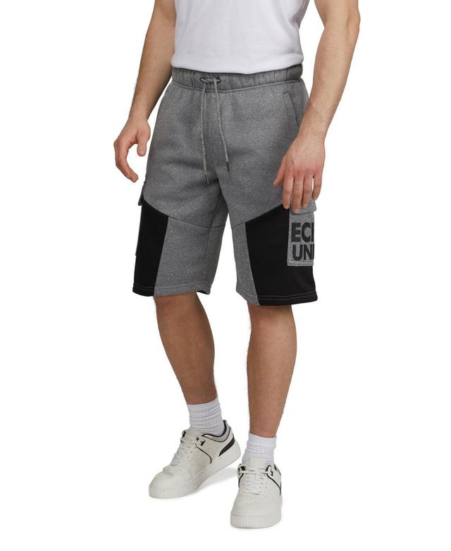 Ecko Unltd. Mens Layered Cargo Pocket Fleece Short Product Image