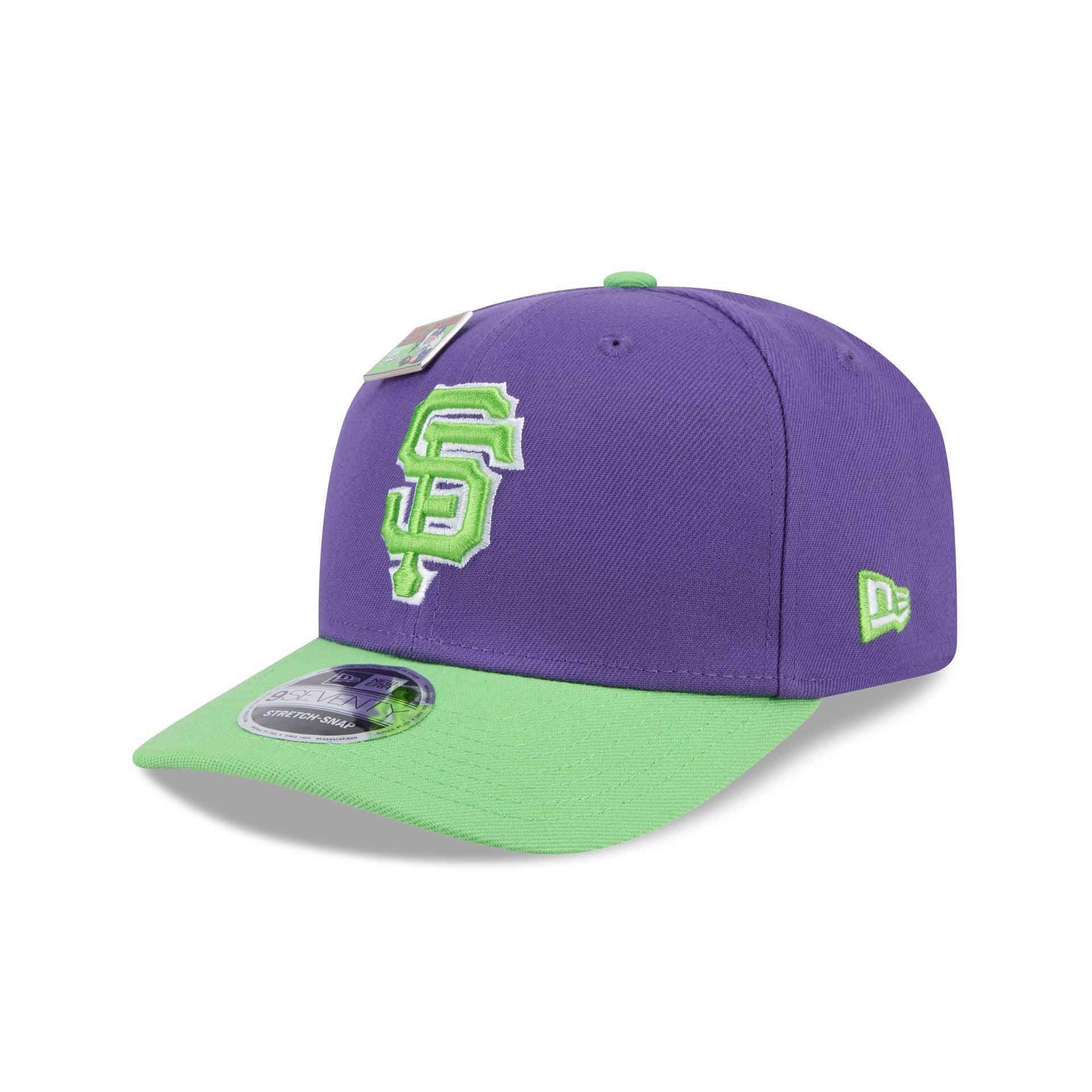 Big League Chew X San Francisco Giants Swingin' Sour Apple 9SEVENTY Stretch-Snap Hat Male Product Image