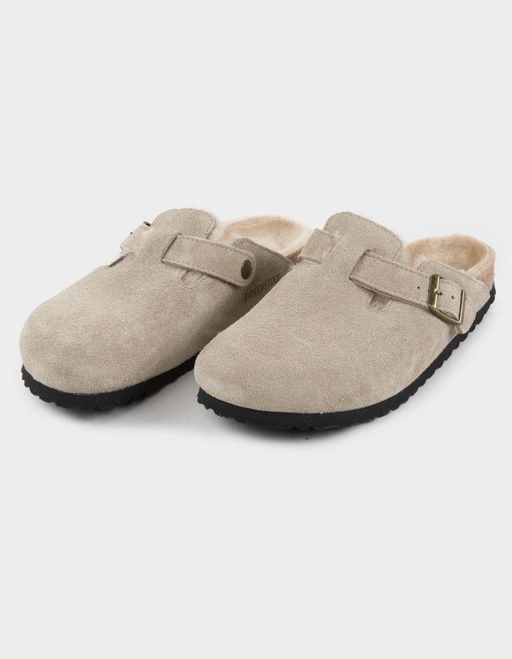 BIRKENSTOCK Boston Shearling Womens Clogs Product Image