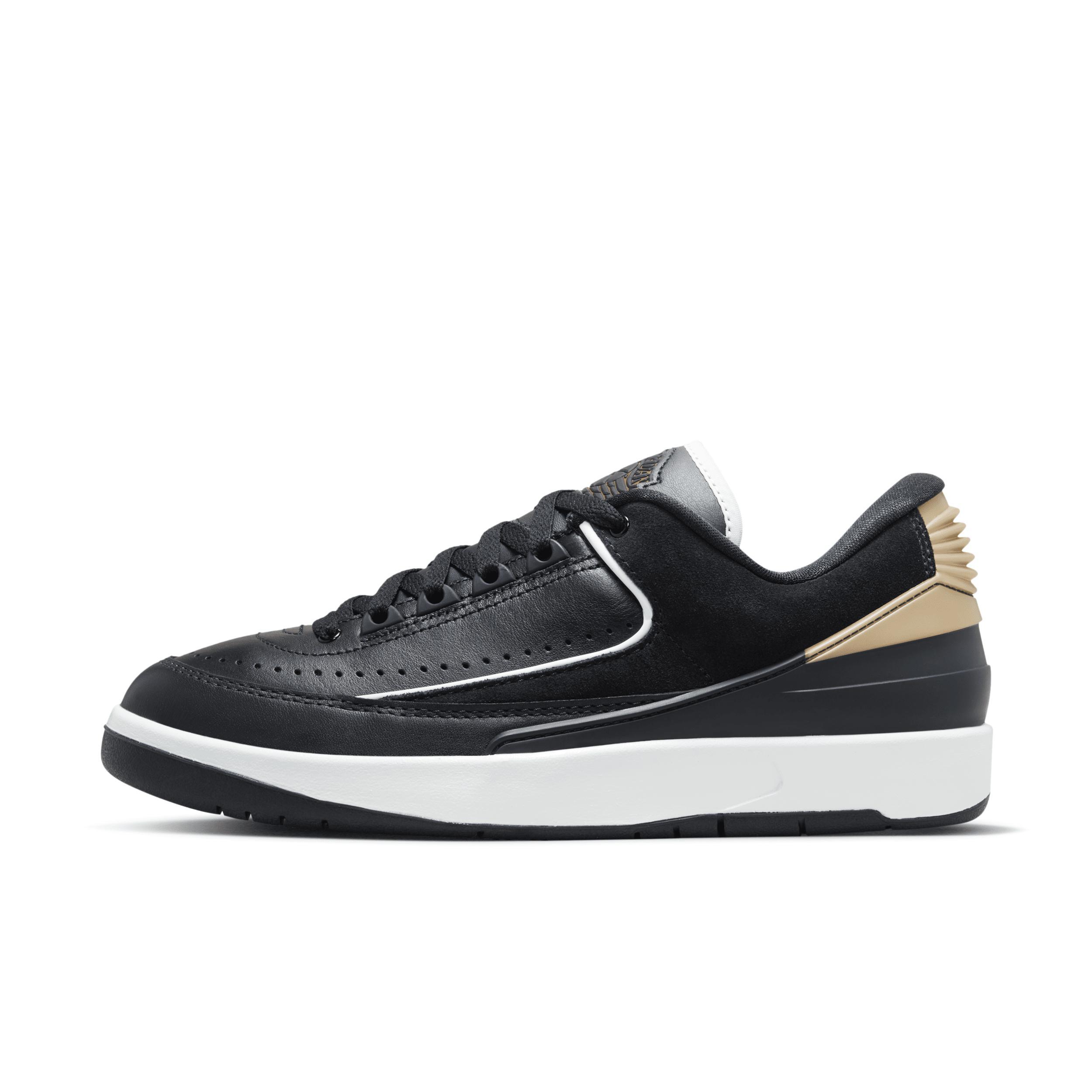 Womens Air Jordan 2 Retro Low Black/Varsity Red Shoes Product Image