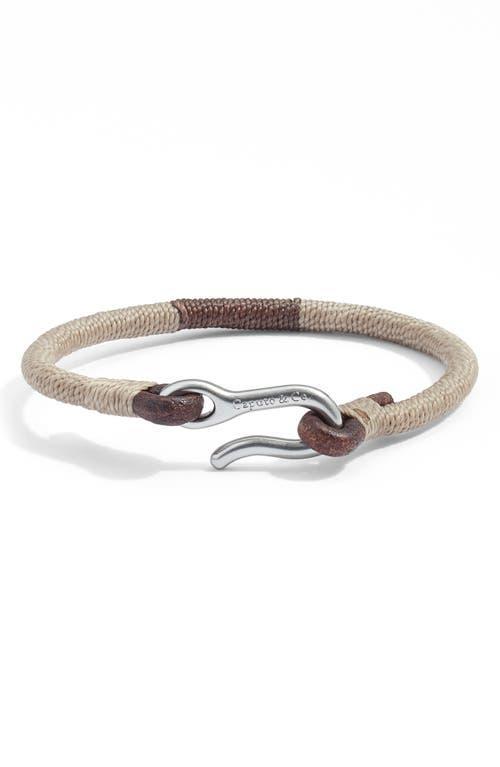 Caputo & Co. Mens Wrapped Leather Bracelet Product Image