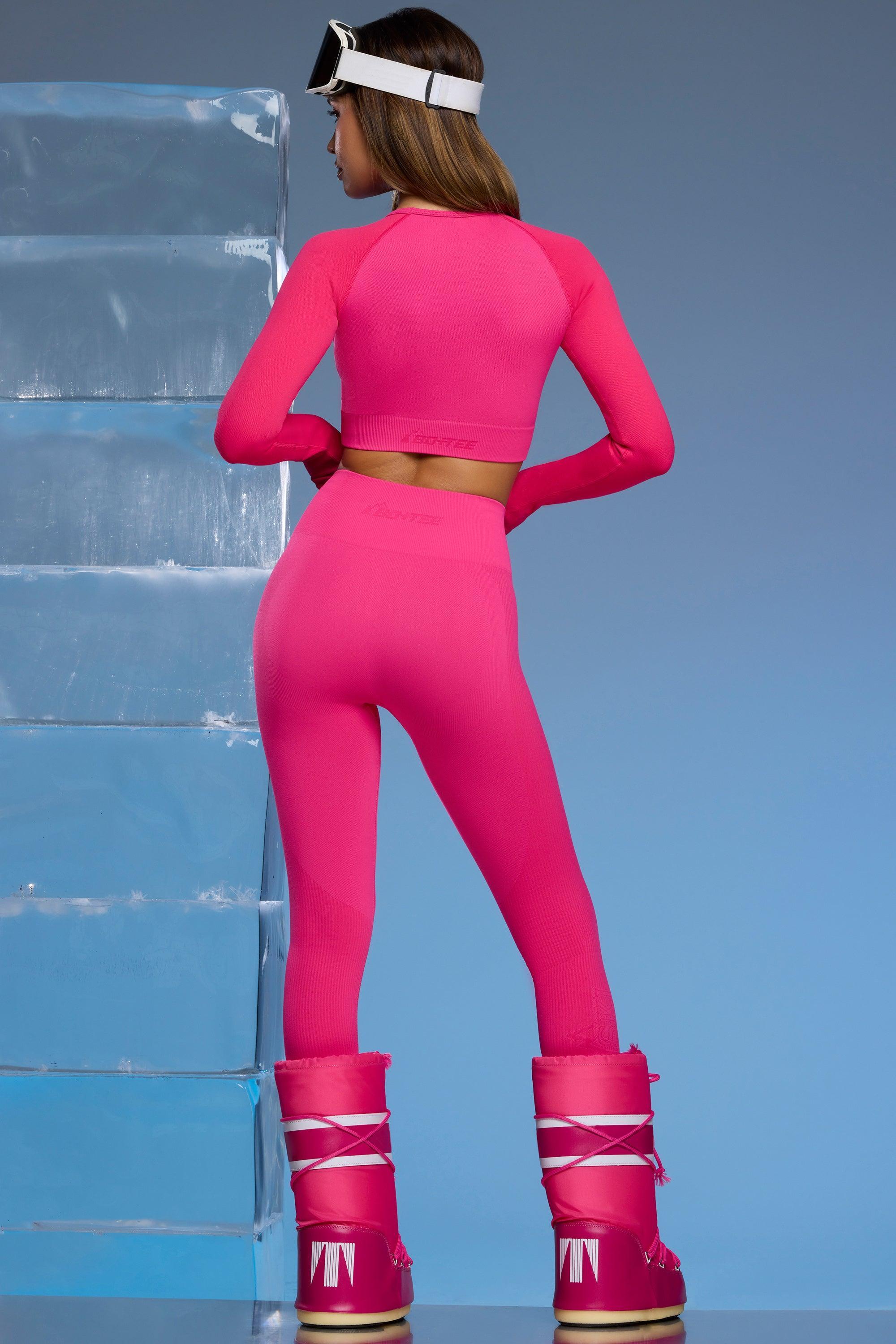 Super Sculpt Base Layer Leggings in Fuchsia Pink Product Image