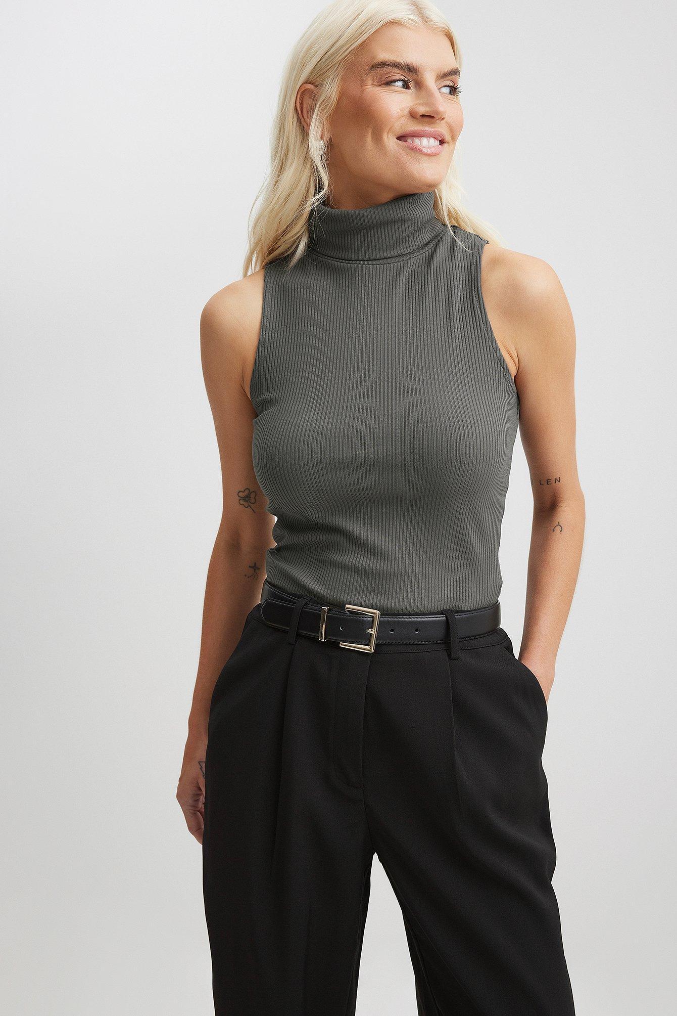 Roll Neck Sleeveless Top product image