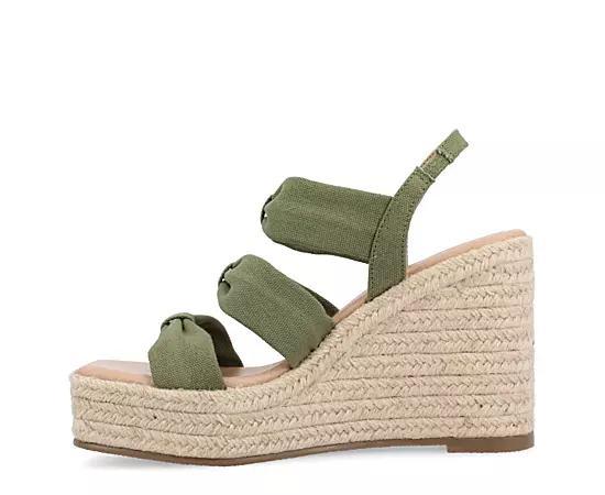 Journee Collection Womens Santorynn Platform Wedge Sandal Product Image