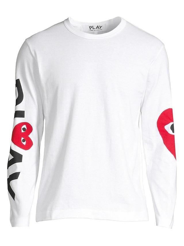 Mens Play Logo Long-Sleeve Cotton Tee Product Image