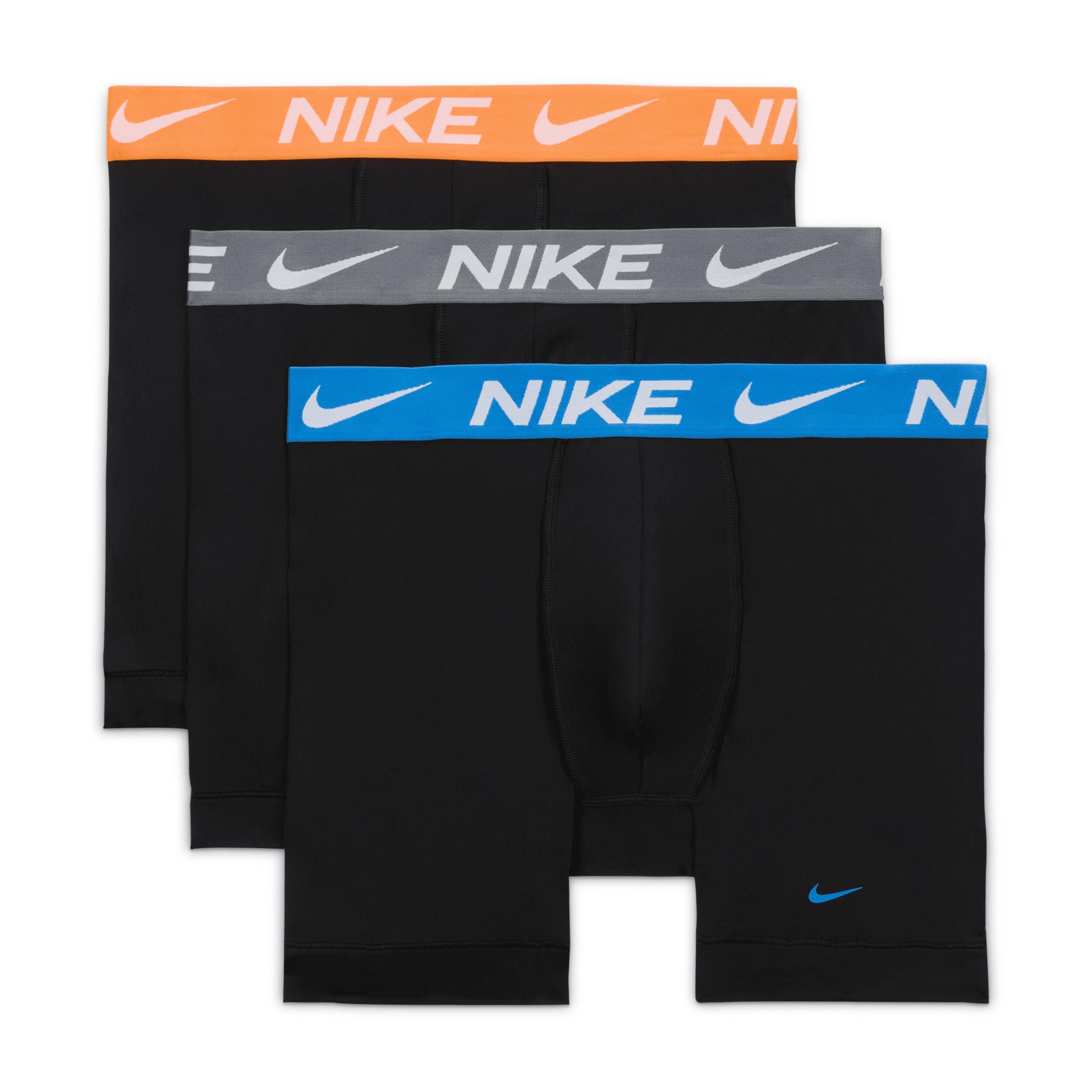 Nike Mens Dri-FIT Essential Micro Boxer Briefs (3-Pack) Product Image