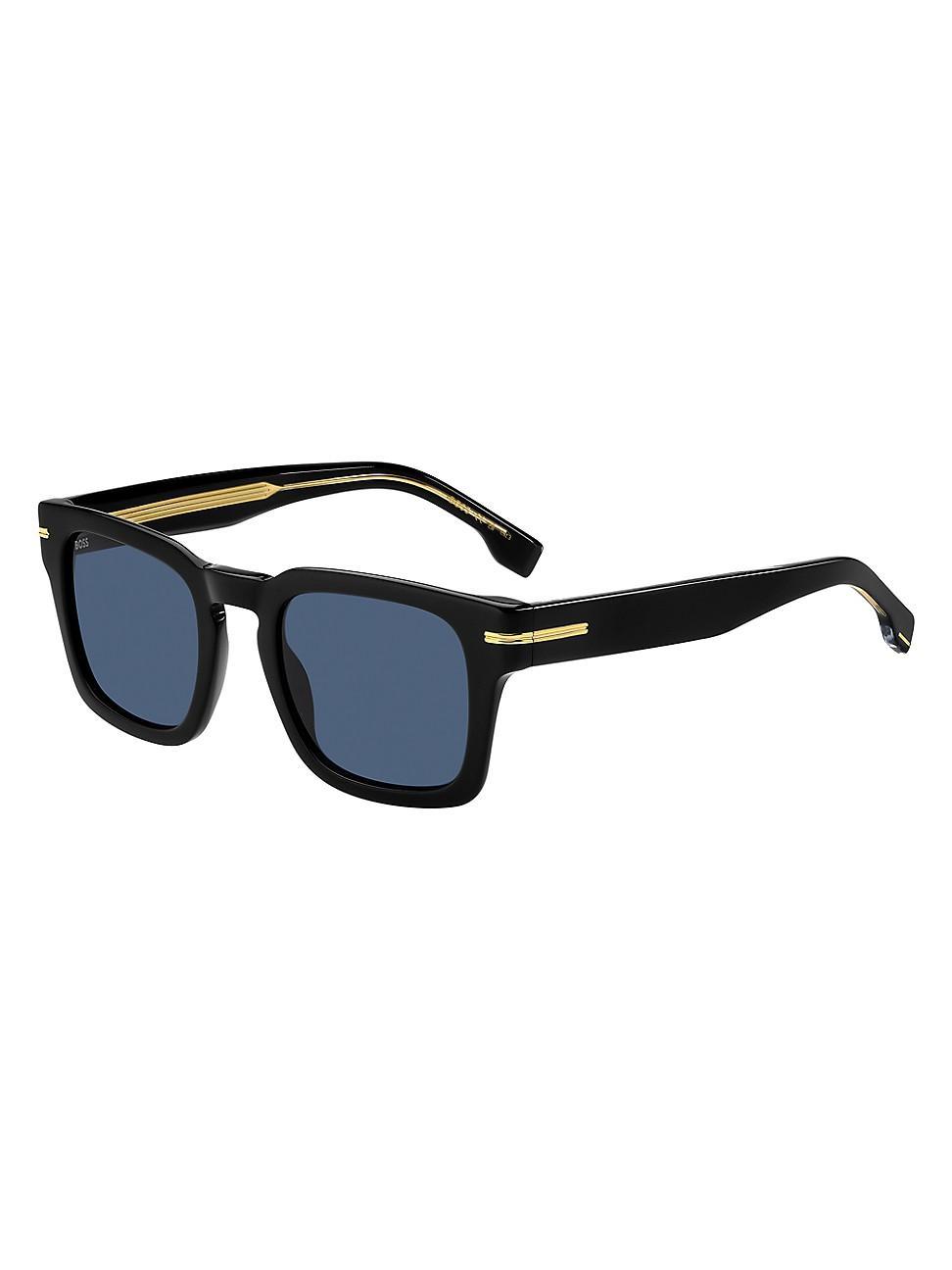 Mens 1625S 50MM Rectangular Sunglasses Product Image