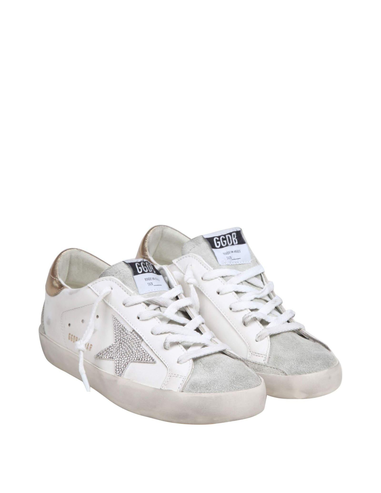 Leather And Suede Sneakers In White Product Image