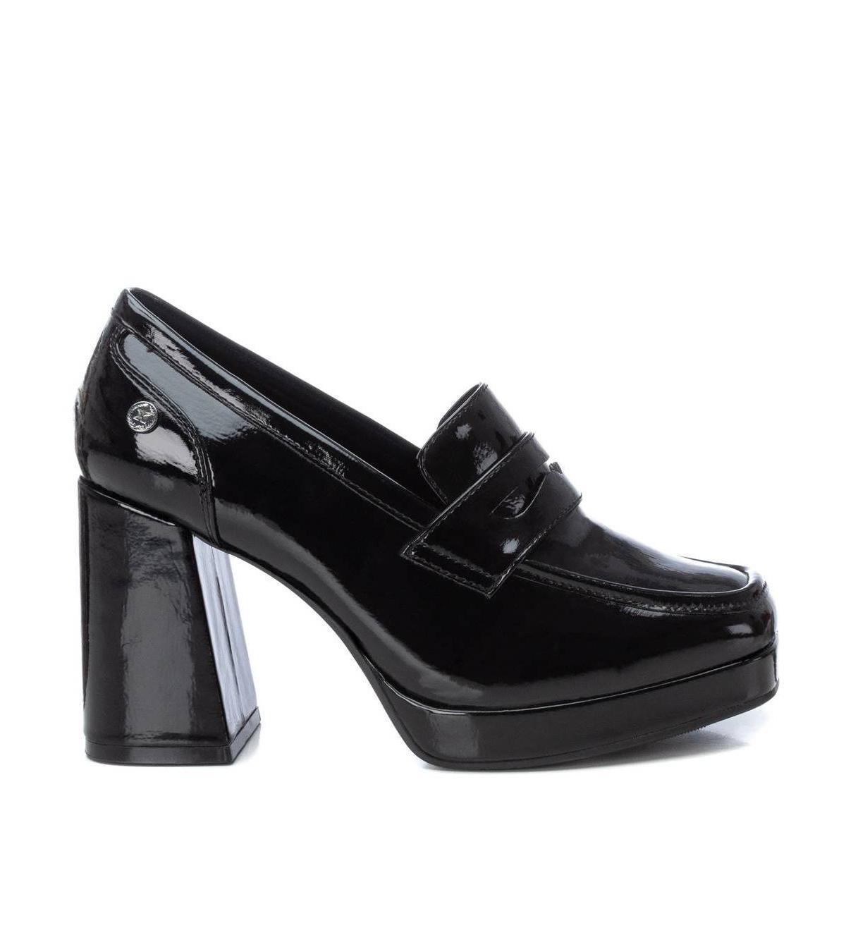 Xti Womens Patent Leather Heeled Moccasins By Product Image