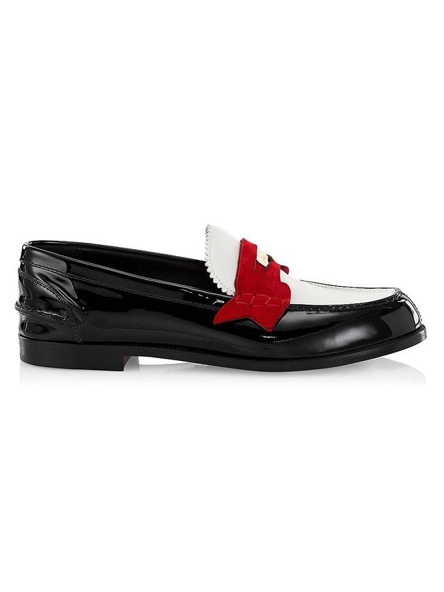 Christian Louboutin Penny Mixed Media Loafer Product Image