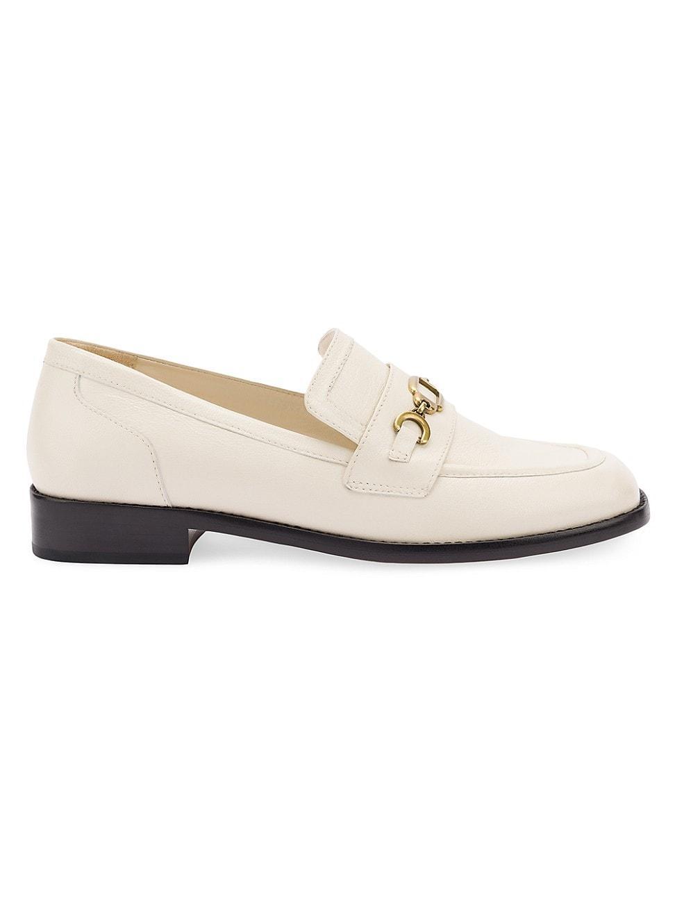 Womens Patricia Leather Loafers Product Image