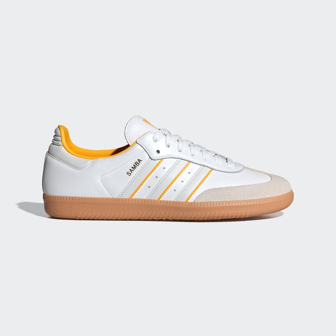 adidas Originals Mens adidas Originals Samba - Mens Shoes White/Off White/Black Product Image