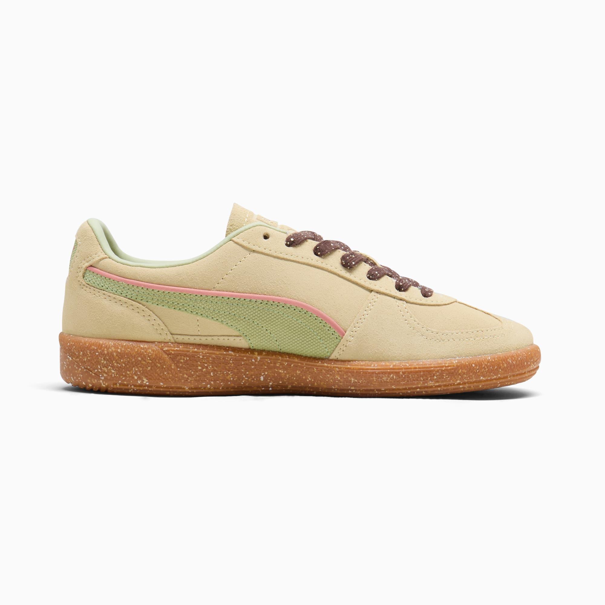 PUMA Palermo Cannoli Women's Sneakers in Creamy Vanilla/Pistachio Green/Gum Product Image